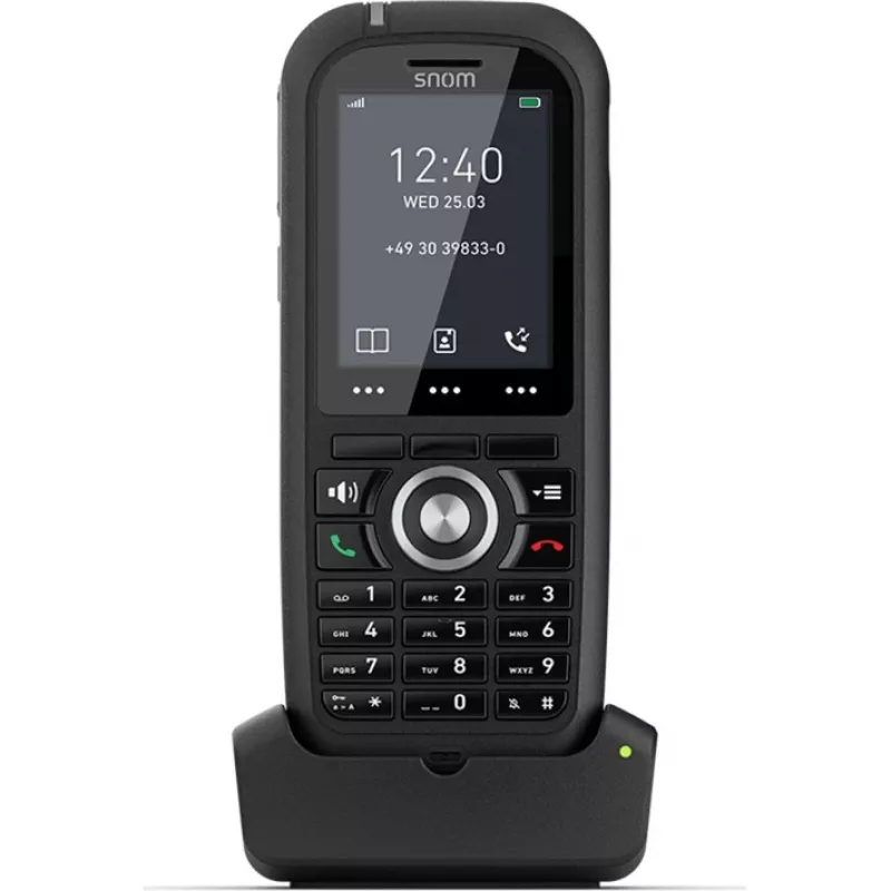 Snom M80 cornetta telefono DECT con display del numero nero