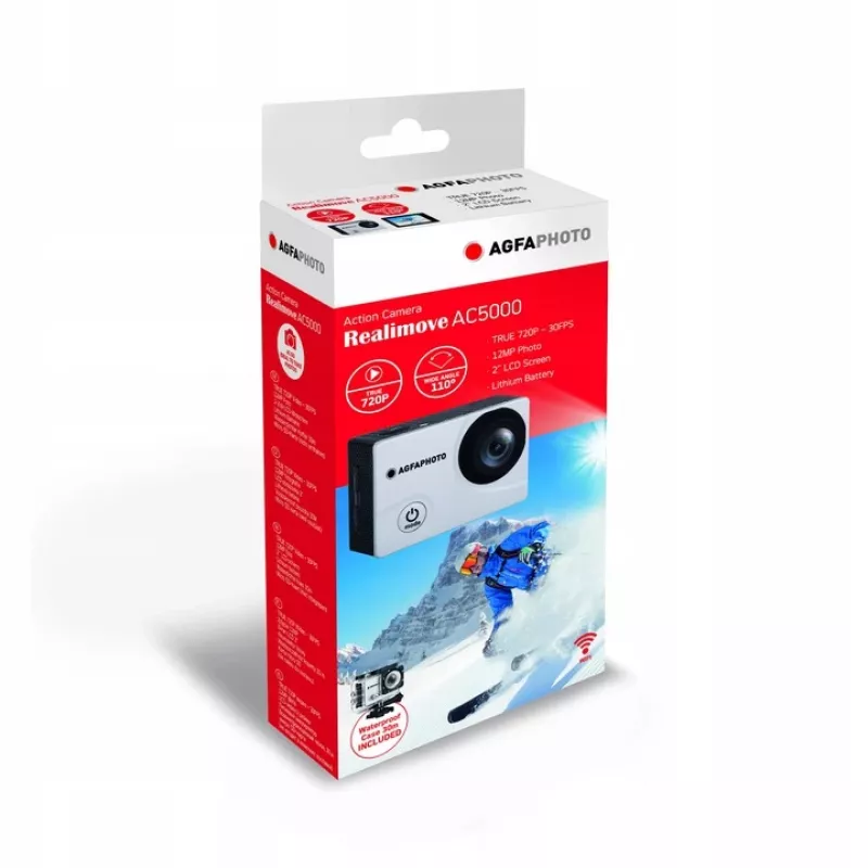 Action cam AgfaPhoto Realimove AC5000 12 MP Full HD Wi‑Fi