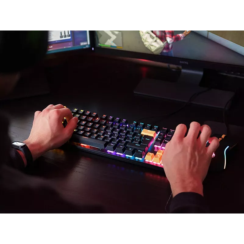 Tracer HORNET 87 Tastiera mouse inclusi gaming USB QWERTY inglese nero, giallo