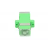 Adattatore in fibra ottica Extralink SC/APC Singlemode Simplex con cappucci antipolvere trasparenti, verde