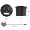 Hub USB GRAUGEAR G-THUB-AU-60 USB 3.2 Gen 1 Type-A nero
