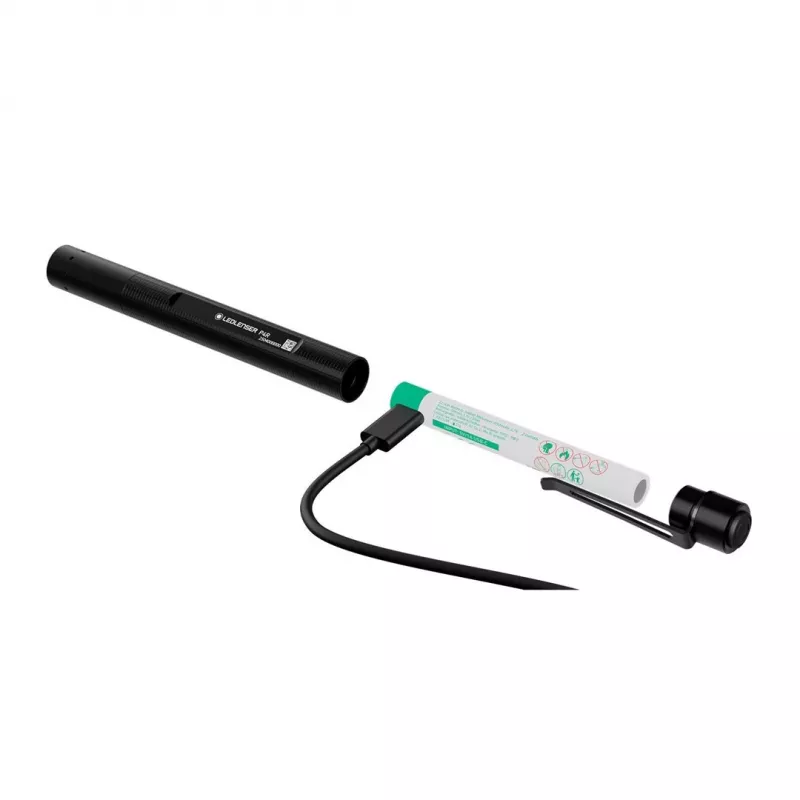 Torcia Ledlenser P2R nero – penna torcia compatta ricaricabile