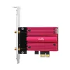 Scheda di rete WLAN Bluetooth interna Cudy WE9300S PCIe, Wi-Fi 7 (802.11be) tri-band 2.4/5/6 GHz, 5765 Mbit/s, Bluetooth 5.4, antenna esterna 2x2