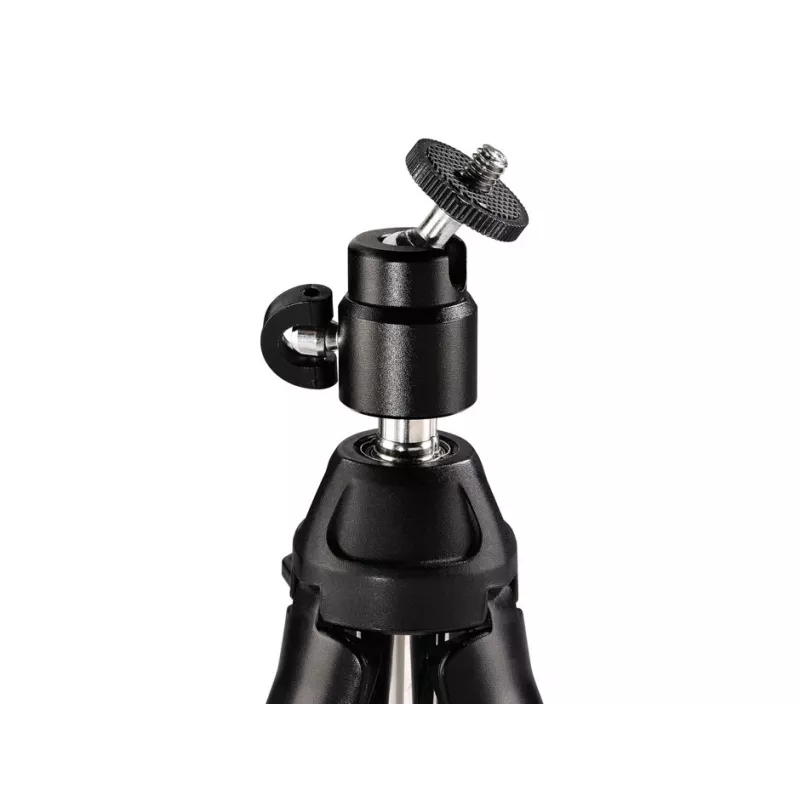 Hama Multi 4in1 treppiede da tavolo, 3 gambe, nero, 90 cm, 185 g
