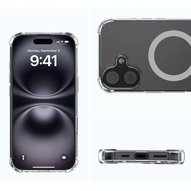 Custodia Border 4smarts Ibiza per iPhone 17 16 cm Trasparente