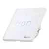 Interruttore luminoso smart da parete Sonoff T2 EU TX 3 canali Wi‑Fi + RF 433