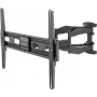 Goobay Supporto da parete per TV Basic FULLMOTION (L), nero (71199)