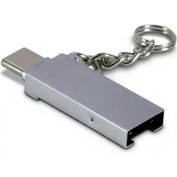 Lettore di schede Inter-Tech 88885469 USB 2.0 Type-A/Type-C interno zinco