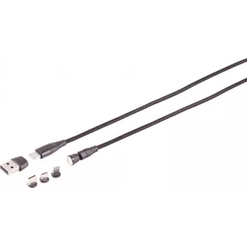 Cavo magnetico USB-C ShiverPeaks 14-19021 6in1 60W multi-connettore magnetico