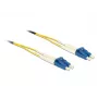 Cavo in fibra ottica DeLOCK 2m LC-LC