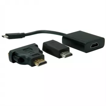 VALUE - Adattatore video esterno - USB-C 3.1 - HDMI - nero
