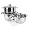 MAESTRO MR-2020-6M set di pentole da 6 pezzi, acciaio inox
