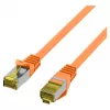 Cavo patch RJ45 Cat.6A S/FTP LSZH Cat.7 cavo grezzo arancione