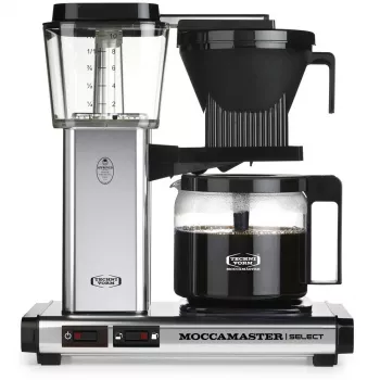 Macchina per caffè Moccamaster KBG Select argento lucido