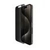 Pellicola protezione schermo privacy Belkin OVA169HQ per iPhone 16 Pro antibatterica antishock