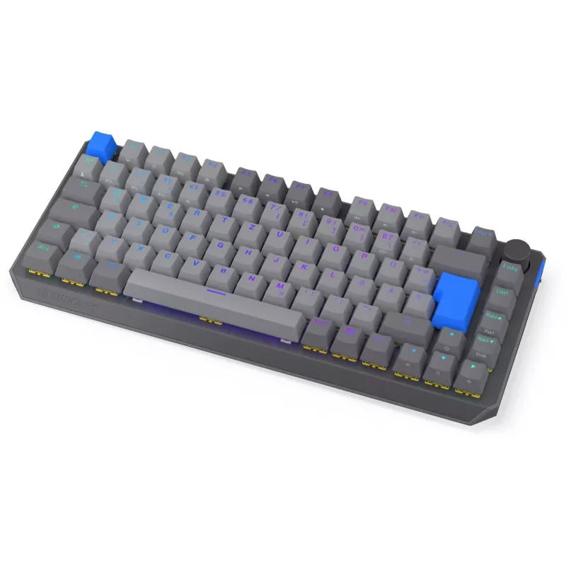 Tastiera meccanica wireless compatta 75% ENDORFY Thock V2 con switch gialli, Layout DE