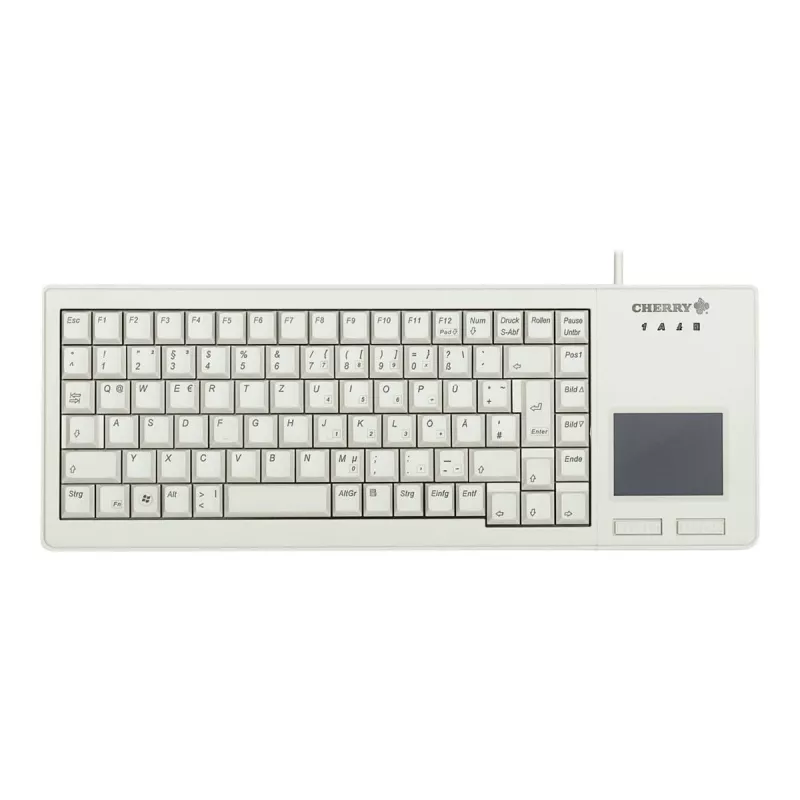 Tastiera con touchpad CHERRY XS universale USB QWERTY US inglese grigio