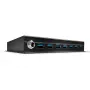 Lindy Hub USB 3.0 in metallo a 7 porte, USB 3.2 Gen 1 (3.1 Gen 1) Type-A, 5000 Mbit/s, nero, 0,8 m, 185 mm, 75 mm