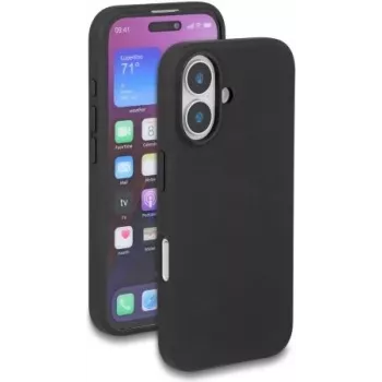 Custodia protettiva in silicone soft-touch DELOCK per iPhone 16 – nero