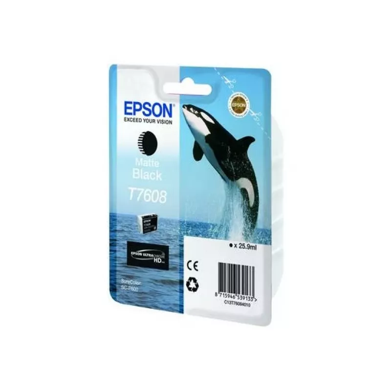 Cartuccia d'inchiostro Epson C13T76084N10 1 pz. originale nero opaco