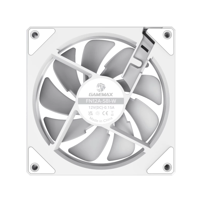 Gamemax | Ventola per case | FN12A-S8I | Bianco