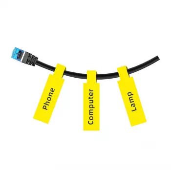 Etichette termiche NIIMBOT 12,5×74+35 mm, rotolo da 65 etichette, giallo