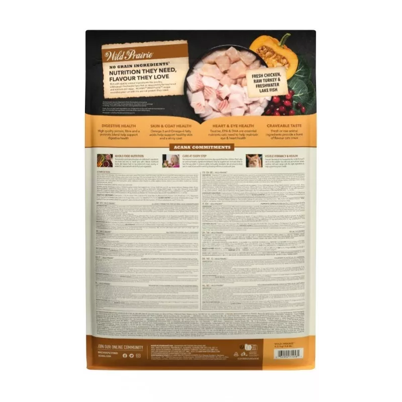 Acana Wild Prairie Cat - Cibo secco per gatti - 4,5 kg
