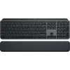 Logitech MX Keys S 920-011589 tastiera wireless a grandezza standard, Bluetooth LE / Logi Bolt, retroilluminata, ricaricabile via USB-C, QWERTY US International, con poggiapolsi, grafite