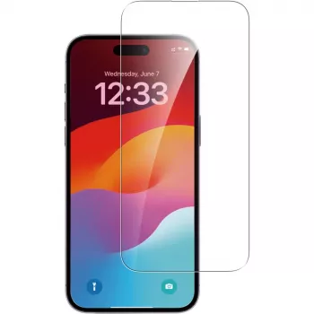 Protezione schermo 4smarts 540595 per Apple iPhone 15 vetro temperato antigraffio
