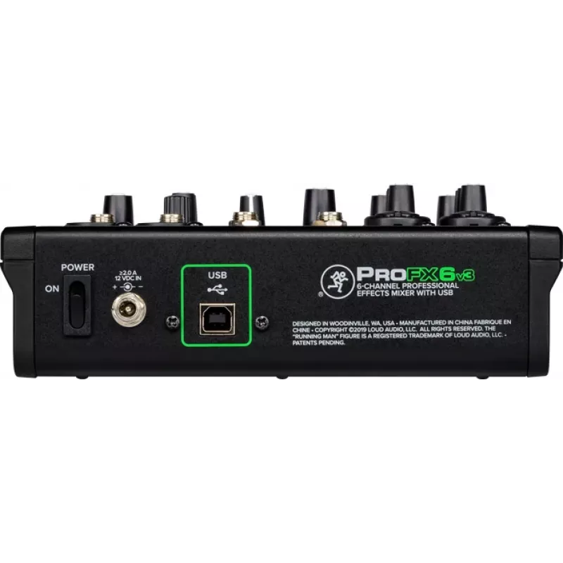 Mixer Mackie ProFX6v3 mixer analogico compatto a 6 canali con interfaccia USB