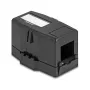 Delock 85840 Custodia Keystone vuota, 1 porta, con base magnetica, nero