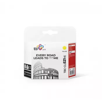 Cartuccia d'inchiostro TB compatibile con Canon CLI-521Y 100% nuovo
