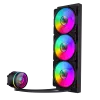 Gamemax | Dissipatore a liquido per CPU | ICEBURG 360 INFINITY | nero