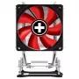 Xilence I402 dissipatore CPU 9,2 cm nero, rosso, argento