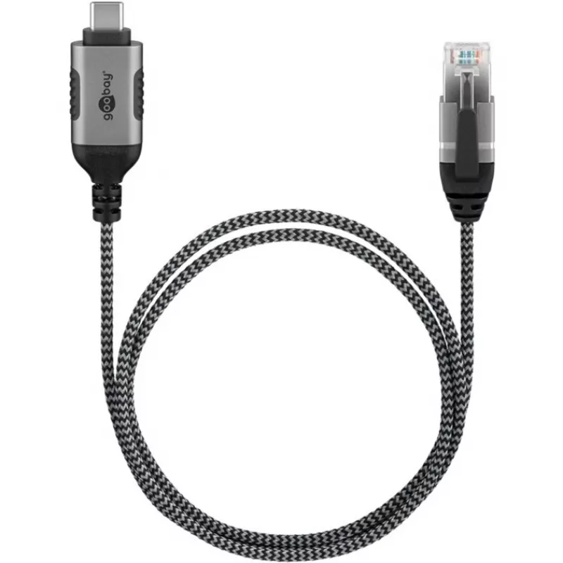 Cavo Ethernet Goobay USB-C 3.1 a RJ45 sottile 5 m – collega router, modem o (74405)