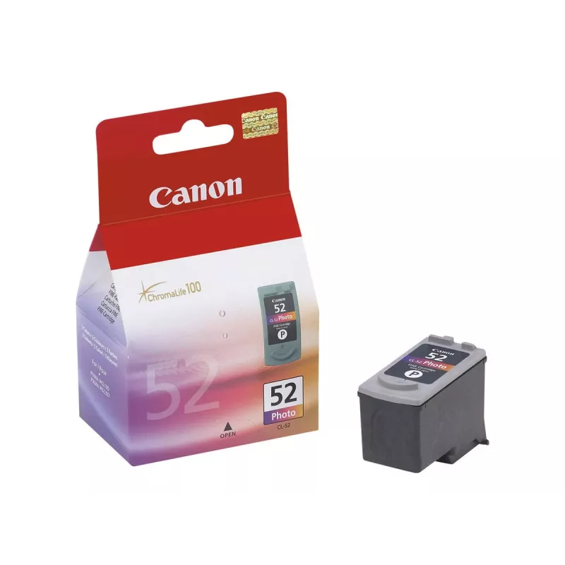Canon CL-52 Cartuccia d'inchiostro fotografico, ciano chiaro/magenta chiaro/nero (0619B001)