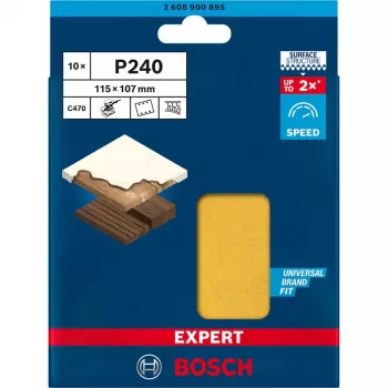 Bosch 2 608 900 895 accessorio levigatura/abrasivo per utensile rotante legno foglio abrasivo