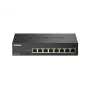D-Link DMS-108P/E switch da scrivania unmanaged a 8 porte 2,5G con PoE+ (230 W)
