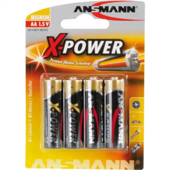 Batteria monouso Ansmann Mignon AA LR6 x4