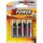 Batteria monouso Ansmann Mignon AA LR6 x4
