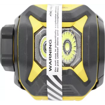 Torcia frontale Petzl PIXA nera — 80 lumen, 3 modalità di illuminazione, lampada da lavoro compatta