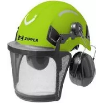 Protezione per la testa Zipper ZI-FHPROFI nero verde chiaro unisex 53-64 cm