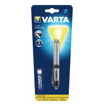 Varta -LEDPL - luce lampeggiante a pinza - argento - alluminio - LED - 1 lampada - 3 lm