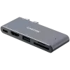 Hub CANYON DS-5 5in1 Thunderbolt 3 4K grigio siderale