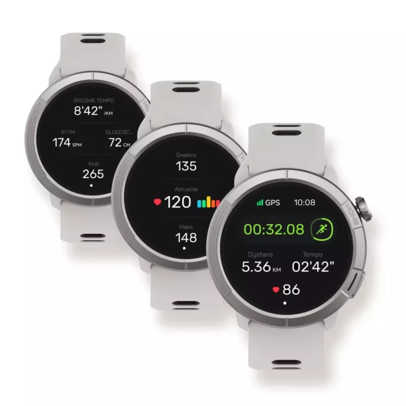 Smartwatch Stelio Activ Pro GPS modello STSWA102TN, cassa in titanio da 46 mm