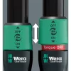 Wera Click-Torque Lock C3 05075692001 chiave dinamometrica con cricchetto reversibile, 1/2 pollice, 40–200 Nm, nero/verde