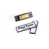 Durable CLIP-CARD - targhetta portanome - per 17 x 67 mm - magnete - nero (confezione da 25)