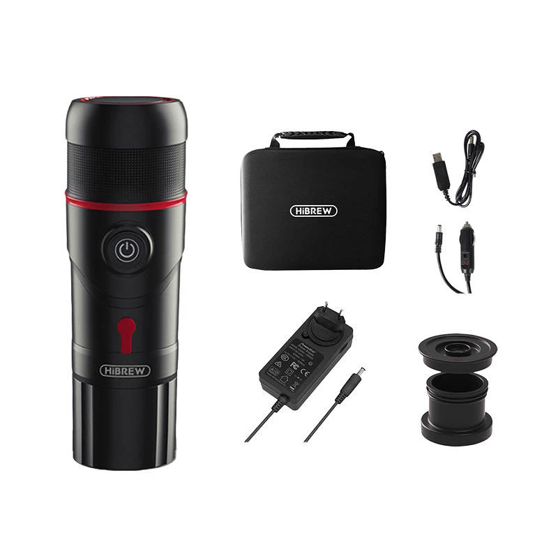 Macchina per caffè portatile 3-in-1 con borsa HiBREW H4-premium 80W
