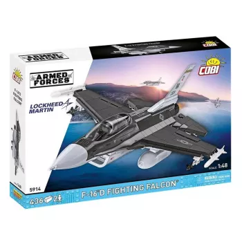 Kit di costruzione Cobi F-16D Fighting Falcon, 436 pezzi, scala non indicata