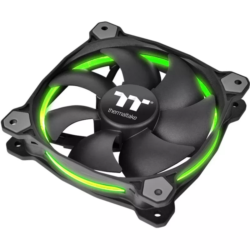 Thermaltake Riing 12 LED RGB Sync Edition CL-F071-PL12SW-A ventola per case da 120 mm, 3 pezzi, fino a 1500 giri/min, nero